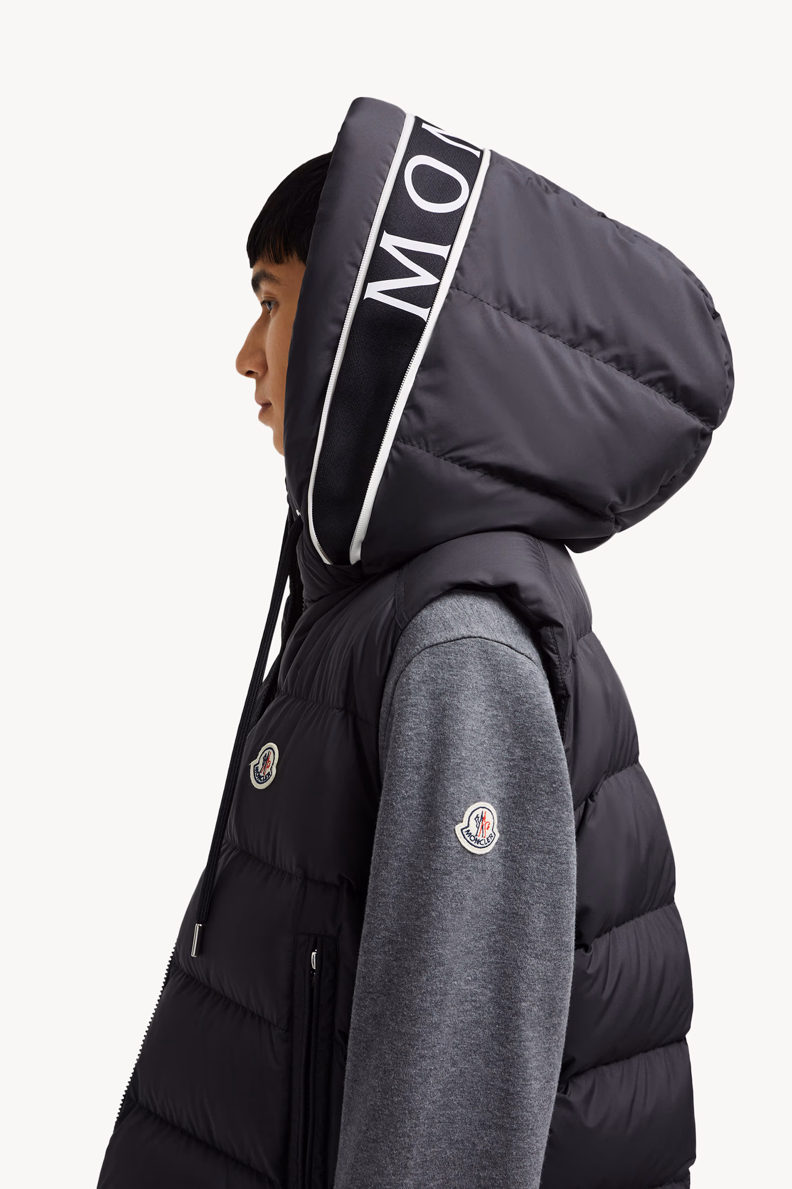 Doudoune sans manches à capuche Cardamine Hommes Noir Moncler 4
